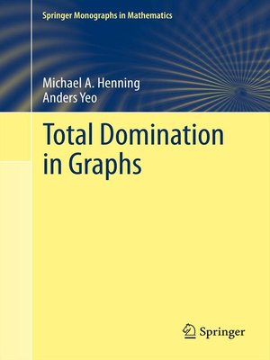 cover image of Total Domination in Graphs